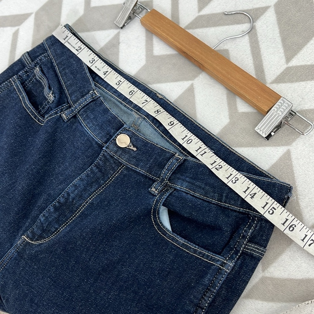 DL1961 Mara Straight Ankle Jeans Synder size 32 Dark Indigo - Picture 10 of 12
